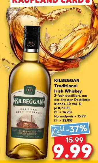 Kaufland Kilbeggan traditional irish whiskey Angebot