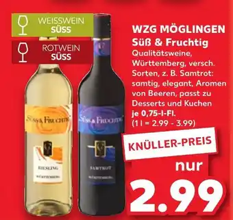 Kaufland Wzg möglingen riesling süß & fruchtig Angebot