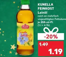 Kaufland Kunella feinkost leinöl Angebot