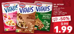 Kaufland Dr. oetker vitalis jogurt müsli mit erdbeere Angebot