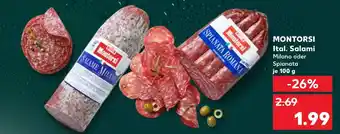 Kaufland Montorsi salame milano Angebot