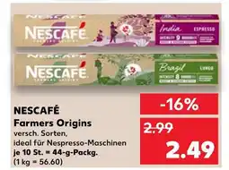 Kaufland Nescafé farmers origins india espresso Angebot