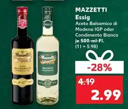 Kaufland Mazzetti aceto balsamico di modena igp Angebot