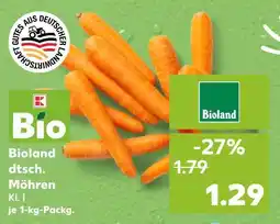 Kaufland Bioland bio dt. möhren Angebot