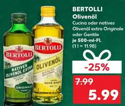 Kaufland Bertolli natives olivenöl extra originale Angebot