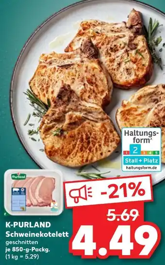 Kaufland K-purland schweinekotelett Angebot