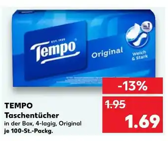 Kaufland Tempo taschentücher Angebot