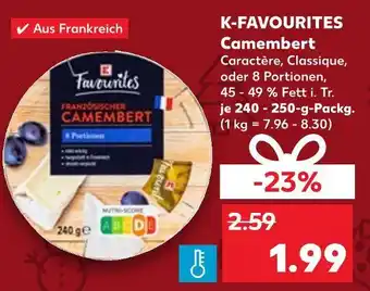 Kaufland K-favourites camembert Angebot