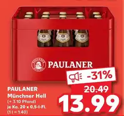 Kaufland Paulaner münchner hell Angebot