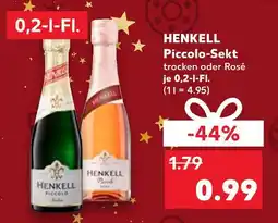 Kaufland Henkell piccolo-sekt trocken Angebot