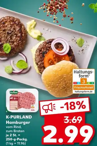 Kaufland K-purland hamburger Angebot