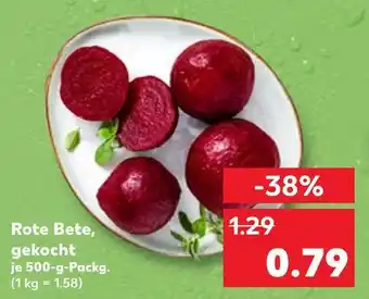 Kaufland Rote bete, gekocht Angebot