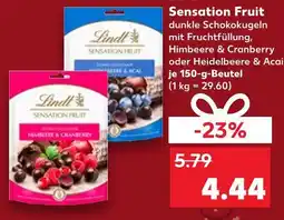 Kaufland Lindt himbeere & cranberry Angebot
