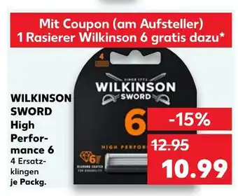 Kaufland Wilkinson sword high performance 6 Angebot