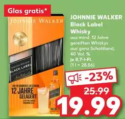 Kaufland Johnnie walker black label whisky Angebot