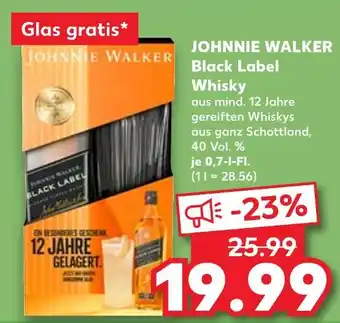 Kaufland Johnnie walker black label whisky Angebot