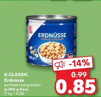Kaufland K-classic erdnüsse Angebot