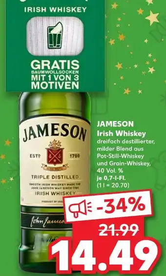 Kaufland Jameson irish whiskey Angebot