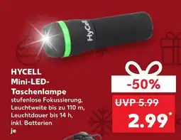 Kaufland Hycell mini-led-taschenlampe Angebot