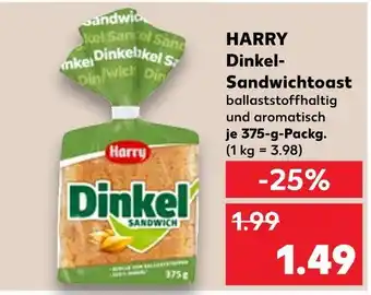 Kaufland Harry dinkel-sandwichtoast Angebot