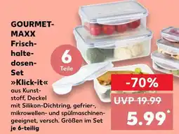 Kaufland Gourmet-maxx frischhaltedosen-set klick-it Angebot