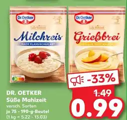 Kaufland Dr. oetker milchreis Angebot