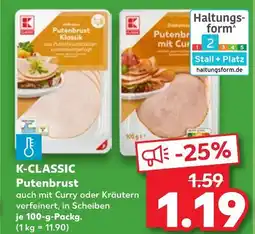 Kaufland K-classic putenbrust klassik Angebot