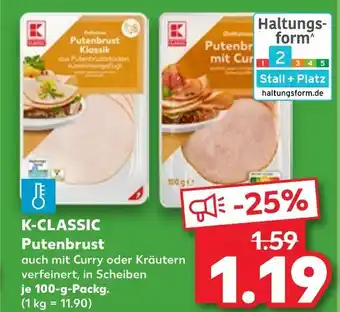 Kaufland K-classic putenbrust klassik Angebot
