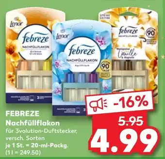 Kaufland Febreze nachfüllflakon goldene orchidee Angebot