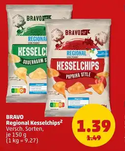 PENNY Bravo regional kesselchips Angebot