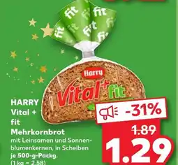 Kaufland Harry vital + fit mehrkornbrot Angebot