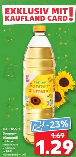 Kaufland K-classic sonnenblumenöl Angebot