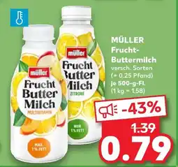 Kaufland Müller frucht buttermilch multivitamin Angebot