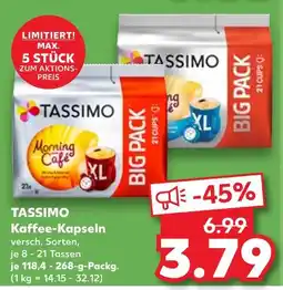 Kaufland Tassimo morning café big pack Angebot