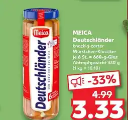 Kaufland Meica deutschländer Angebot