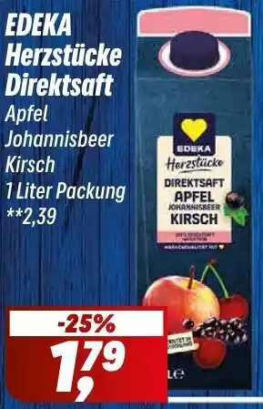 Simmel EDEKA Herzstücke Direktsaft Angebot