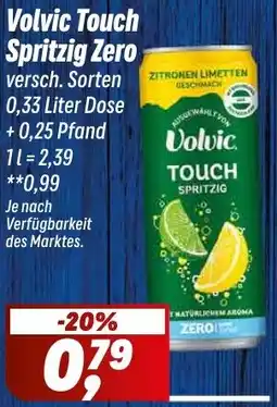 Simmel Volvic Touch Spritzig Zero Angebot