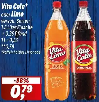 Simmel Vita Cola oder Limo Angebot