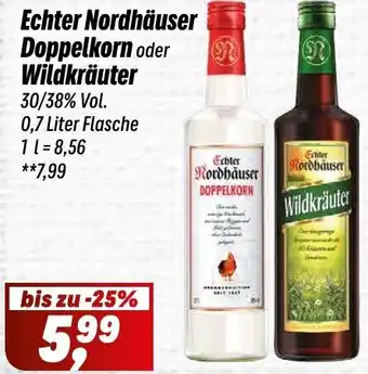 Simmel Echter Nordhäuser Doppelkorn oder Wildkräuter Angebot