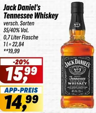 Simmel Jack Daniel's Tennessee Whiskey Angebot