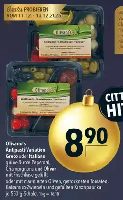 CITTI Markt Olivano's Antipasti-Variation Greco oder Italiano Angebot