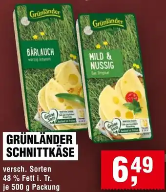Handelshof Grünländer schnittkäse Angebot