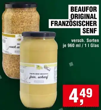 Handelshof Beaufor original französischer senf Angebot