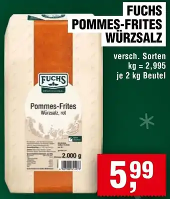 Handelshof Fuchs pommes-frites würzsalz Angebot