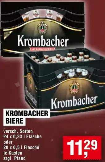 Handelshof KROMBACHER BIERE Angebot