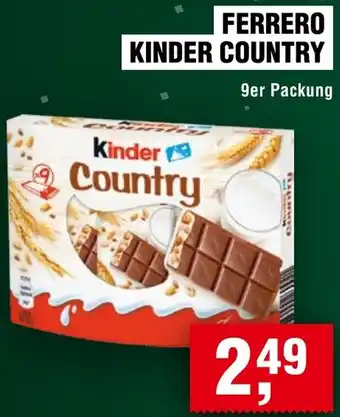 Handelshof Ferrero kinder country Angebot