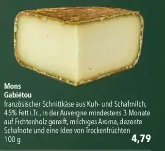 CITTI Markt Mons Gabiétou französischer Schnittkäse Angebot