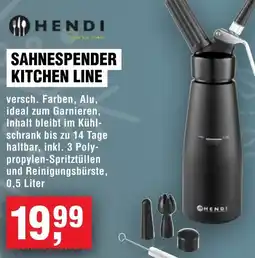 Handelshof HENDI Sahnespender kitchen line Angebot