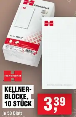 Handelshof Handelshof Kellner- blöcke, 10 stück 339 Angebot