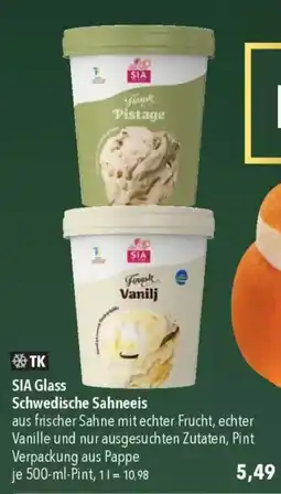 CITTI Markt SIA Glass Schwedische Sahneeis Angebot